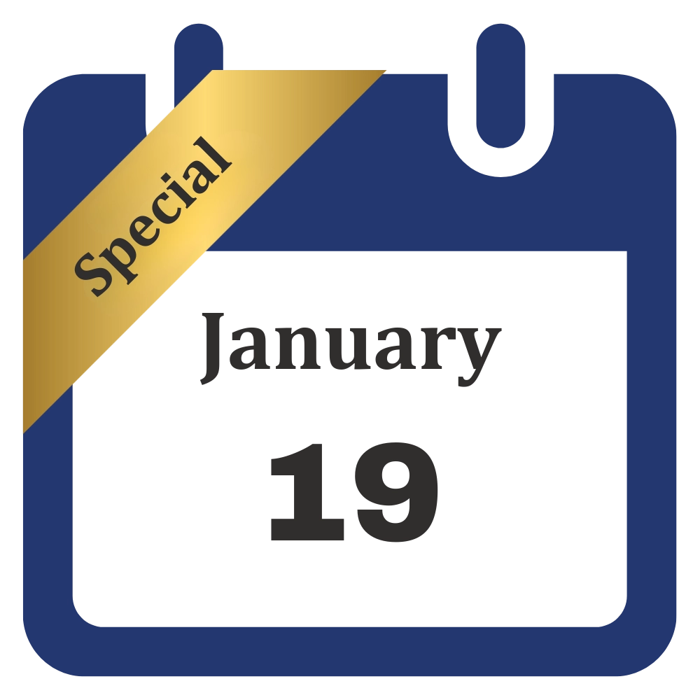 Calendar Date 19th January